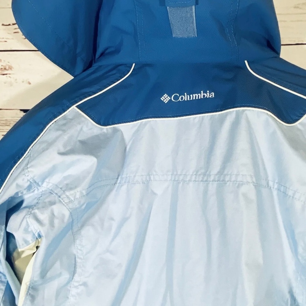 Columbia Vertex Hooded Ski Jacket Winter Small Blue 2 In 1 Snow Sports Warm - Picture 6 of 15